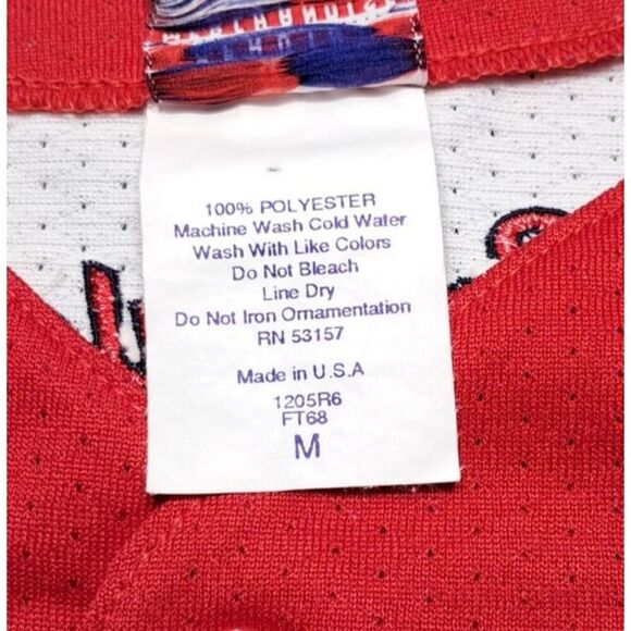 VTG Red MAJESTIC GENUINE ST LOUIS CARDINALS MLB JERSEY Medium Made In USA - Picture 10 of 15